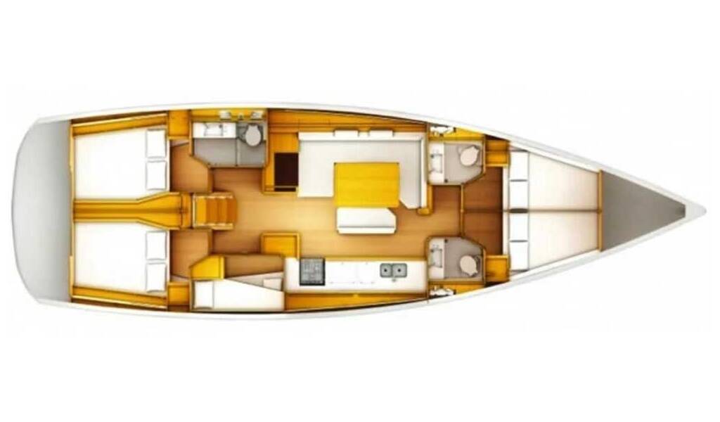 Sailing yacht Sun Odyssey 519 Kalos