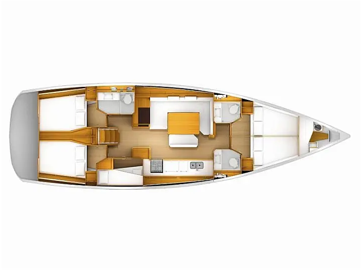 Sailing yacht Sun Odyssey 519 Misty