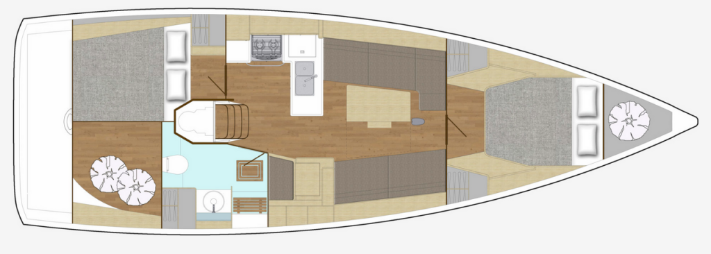 Sailing yacht X4⁰ Areti